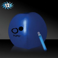 12" Inflatable Beach Ball w/ Blue Light Stick